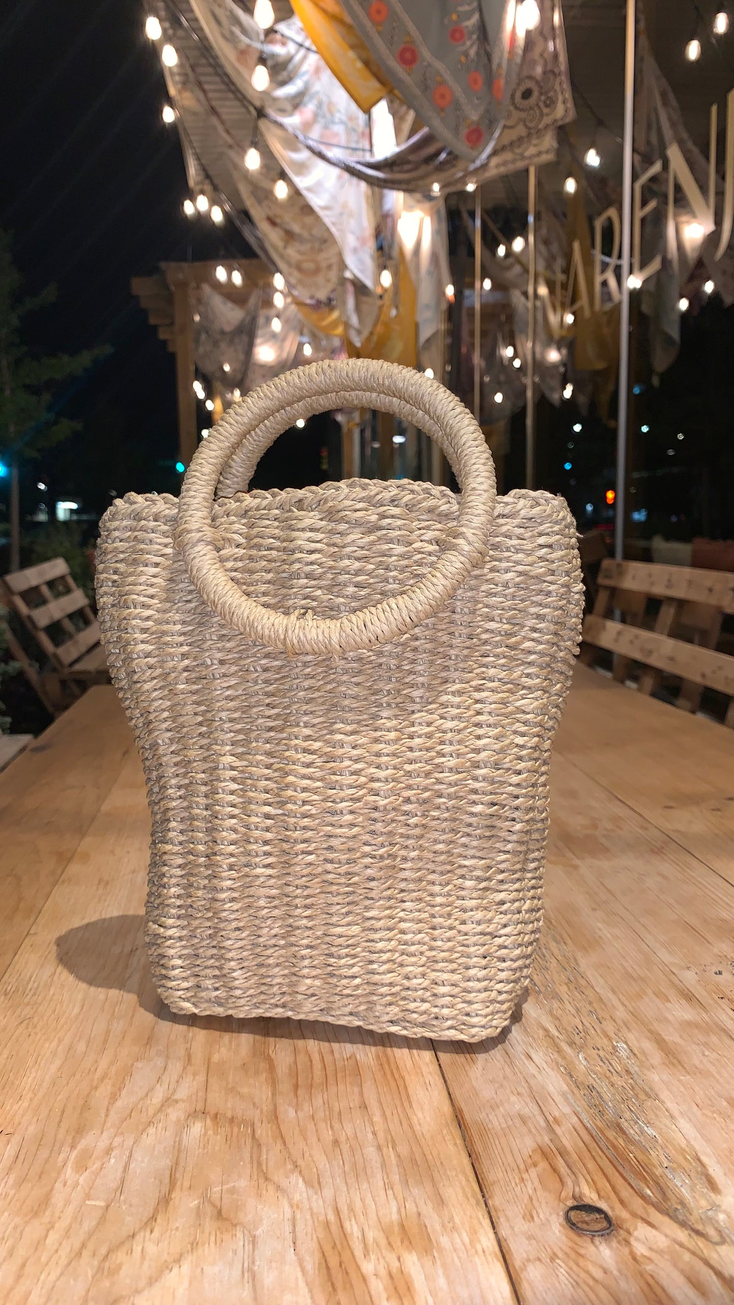 JUTE BASKET BAG